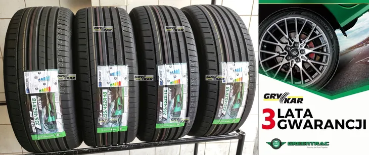 4x 235/45R18 Greentrac Quest-X przyczepność: A 2026r 3 lata gwar.