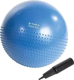pilka-gimnastyczna-masujaca-fitness-hms-yb03n-55cm-niebieska