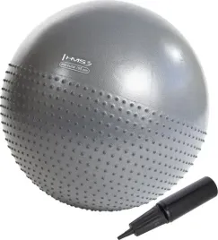 pilka-gimnastyczna-masujaca-fitness-hms-yb03n-65cm-szara