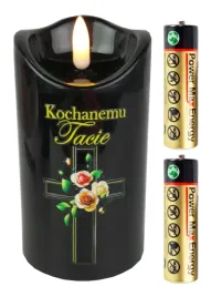 swieca-dekoracyjna-czarna-led-kochanemu-tacie-12-cm-wklad-do-znicza