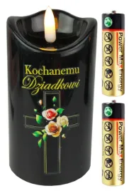 swieca-dekoracyjna-czarna-led-kochanemu-dziadkowi-12-cm-wklad-do-znicza