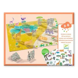 djeco-naklejki-wielokrotnego-uzytku-3d-zwierzeta-80szt