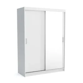 dwudrzwiowa-szafa-rio-150-cm-biala-duza-nowoczesna-pojemna-lustro