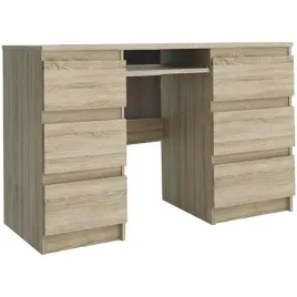 biurko-komputerowe-leo-3-dab-sonoma-130cm-stolik-wysuwany-blat-6-szuflad