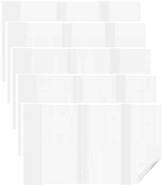 OKŁADKA REGULOWANA A4 - 303 BEZBARWNA 30,3 cm x 44 cm 5 sztuk