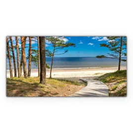 obraz-canvas-na-sciane-100x50-sciezka-plaza-morze