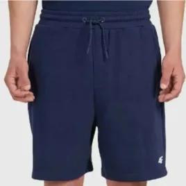 spodenki-meskie-4f-sportowe-szorty-basic-bawelna-dresowe-granatowe-4xl