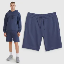 spodenki-meskie-4f-sportowe-szorty-dresowe-basic-bawelna-granatowe-xl