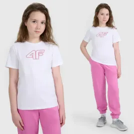 koszulka-dziewczeca-4f-t-shirt-casual-z-nadrukiem-logo-bawelna-bialy-152