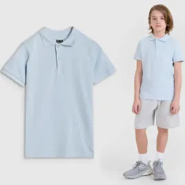 koszulka-dziecieca-4f-t-shirt-polo-z-kolnierzem-bawelna-niebieski-128