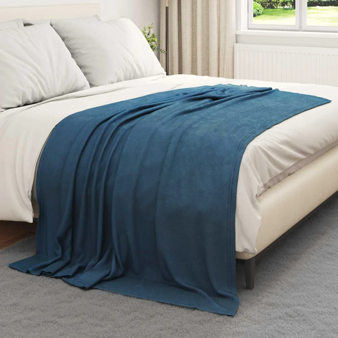 koc-granatowy-200-x-150-cm-polar-stan-nowy