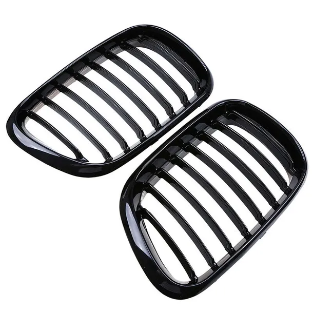 grill-nerki-bmw-x5-e53-1999-2003-black-shadow-stan-nowy-numery-katalogowe-zamiennikow-bmw-x5-e53-rocznik-1999-2003-przed-liftem-czarny-polysk-nerki-w-grill-zderzaka