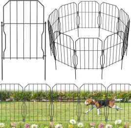 weldun-ogrodzenie-metalowe-31x41cm-10szt-czarne-dekoracyjne-ogrod