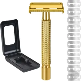 maszynka-do-golenia-na-zyletki-stalowa-zestaw-klasyczna-10x-na-prezent