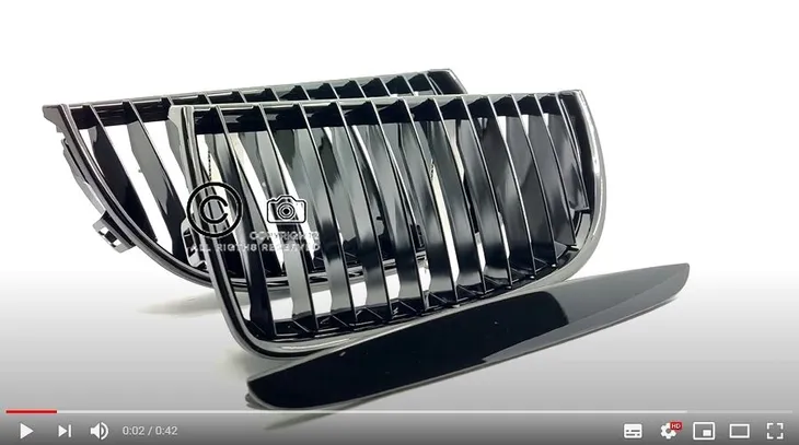 grill-nerki-bmw-e90-e91-4d-2005-2008-czarne-stan-nowy-numer-katalogowy-czesci-011gb-nerki-w-grill-atrapy-czarny-polysk-dla-bmw-e90-sedan-e91-touring-2005-2008-przedlift
