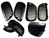 grill-nerki-bmw-1-e81-e87-2004-2011-czarny-polysk-numer-katalogowy-czesci-001gb-nerki-w-gril-bmw-e81-e87-2004-2011-przed-liftem-czarny-polysk-black-shadow