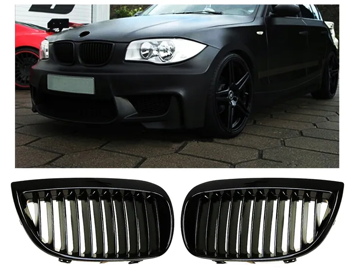 atrapa-grill-kratka-nerki-bmw-e81-e87-polysk-producent-czesci-shr-germany