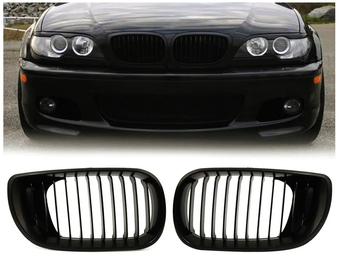 grill-nerki-bmw-e46-2001-2006-czarne-matowe