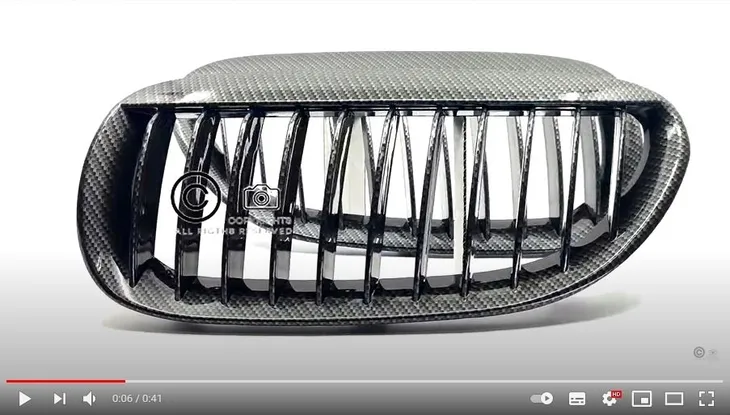 grill-nerki-bmw-e63-bmw-e64-2004-2010-carbon-stan-nowy-stan-opakowania-oryginalne