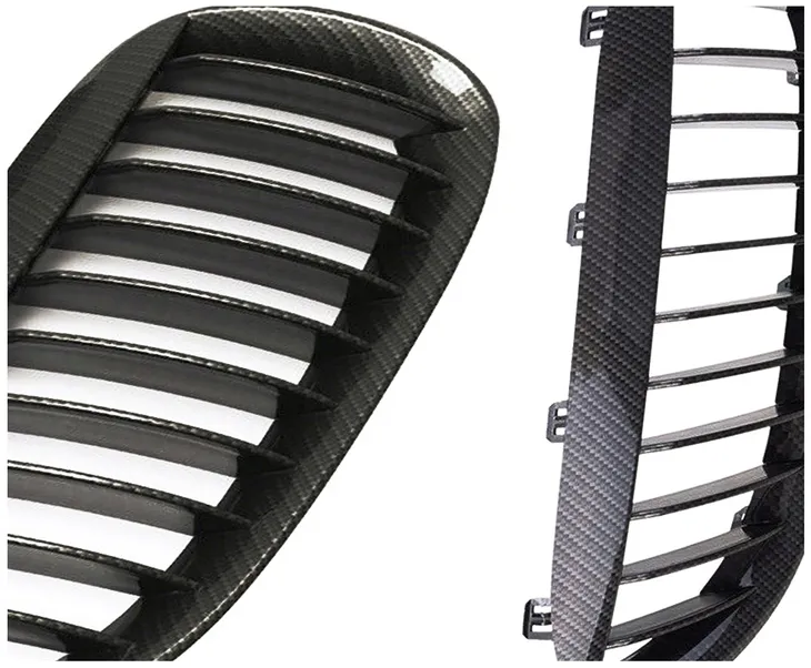 grill-nerki-bmw-e63-e64-2004-2010-carbon-look-stan-nowy-producent-czesci-shr-germany