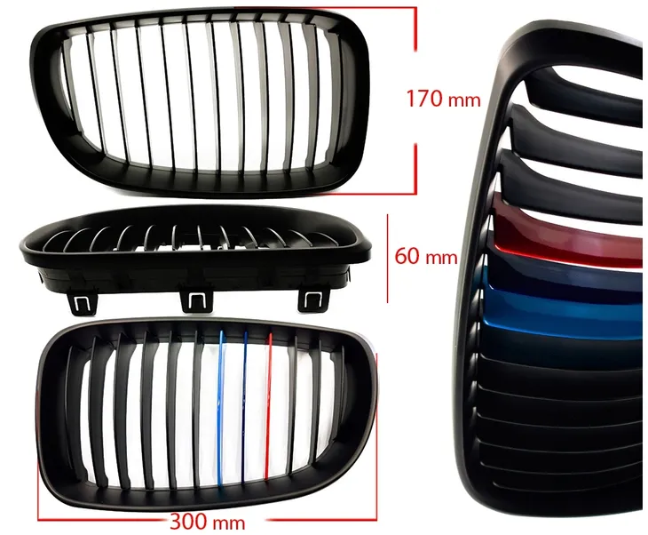 grill-nerki-bmw-e81-e82-e87-e88-czarne-matowe-m-numer-katalogowy-czesci-004mbm-nerki-w-gril-bmw-e81-e82-e87-e88-2007-2012-po-lifcie-czarny-matt-m-pakiet