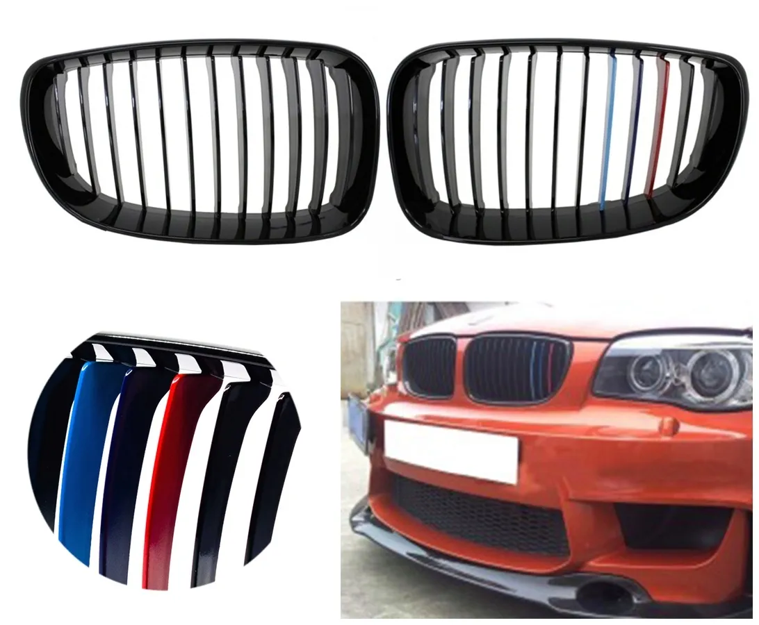 grill-nerki-bmw-e81-e82-czarny-polysk-m-color-stan-nowy