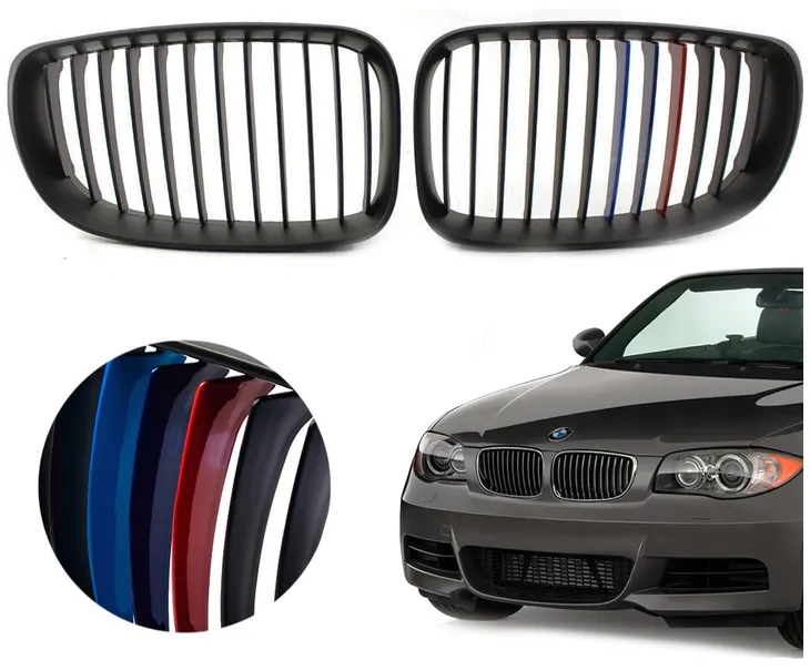 grill-nerki-bmw-e81-e82-czarne-w-polysku-m-stan-nowy-kolor-czarny