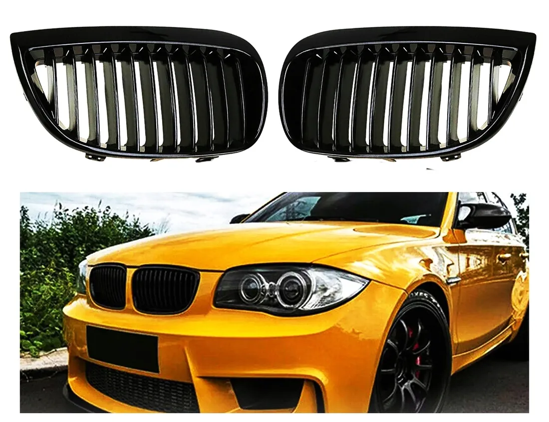 atrapa-grill-kratka-nerki-bmw-e81-e87-polysk-stan-nowy