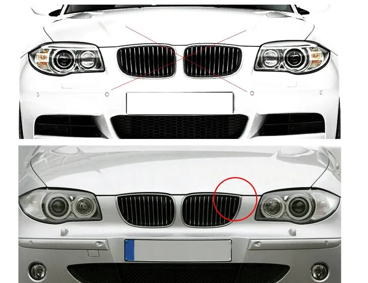 grill-kratki-nerki-bmw-e81-e87-black-matte-stan-nowy-kolor-czarny