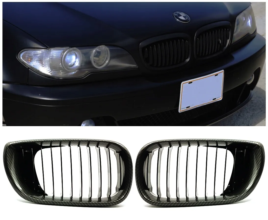grill-nerki-bmw-e46-2002-2005-carbon-look-stan-nowy