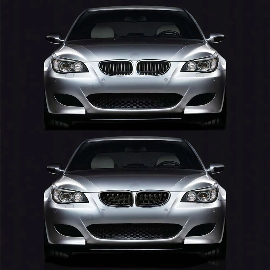 nerki-atrapa-grill-czarny-mat-matt-bmw-e60-e61-m5