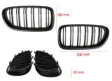 nerki-atrapa-grill-czarny-mat-matt-bmw-e60-e61-m5-stan-nowy-numer-katalogowy-czesci-160-nerki-w-gril-bmw-bmw-e60-e61-m5-rocznik-2003-2010-czarny-matt-mtowe-mat-matte-black
