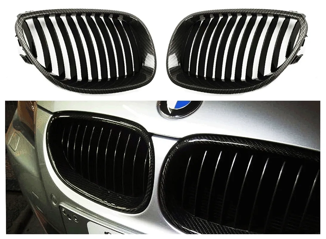 grill-nerki-bmw-e60-e61-2003-2010-carbon-polysk-stan-nowy