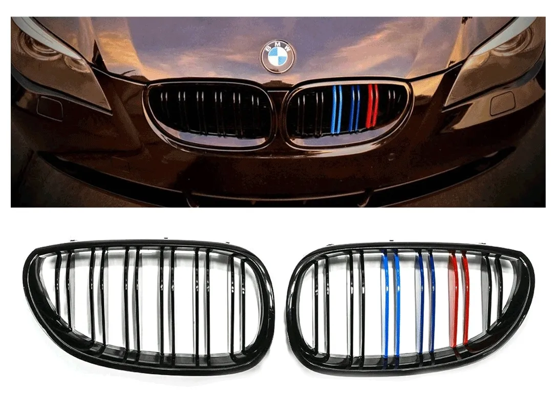 nerki-atrapa-grill-czarny-polysk-do-bmw-e60-e61-m5