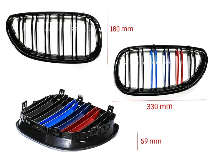 atrapa-grill-kratka-nerki-bmw-e60-e61-gloss-black-strona-zabudowy-przod