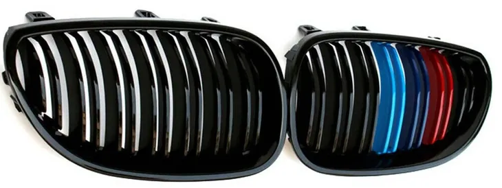 atrapa-grill-kratka-nerki-bmw-e60-e61-gloss-black-stan-nowy-numery-katalogowe-zamiennikow-bmw-5-e60-sedan-od-2003-do-2010-rokuorbmw-5-e61-touring-kombi-od-2003-do-2010-rokuorbmw-m5-od-2004-do-2011-rokuormalowanie-na-wzor-m-color-m-power-m-pakiet-m5