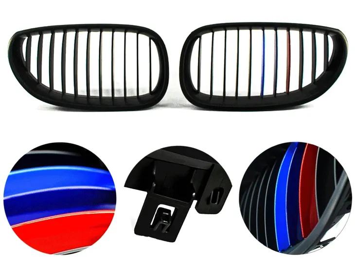 atrapa-grill-kratka-nerki-bmw-e60-e61-black-shadow-numer-katalogowy-czesci-025-nerki-w-gril-bmw-bmw-e60-e61-m5-rocznik-2003-2010-m-pakiet-m-color-czarny-mat-matt-matowe-matte-black