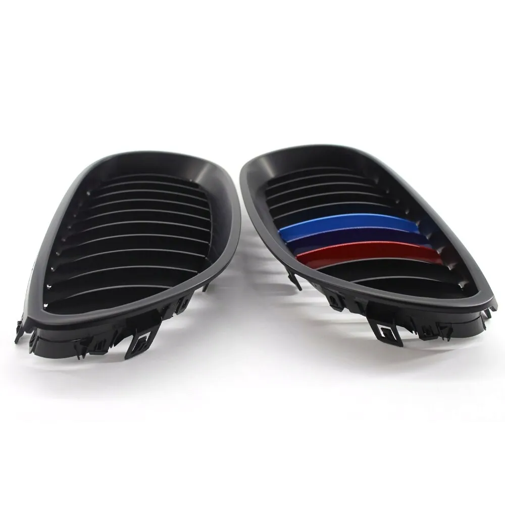 atrapa-grill-kratka-nerki-bmw-e60-e61-matte-black-stan-nowy