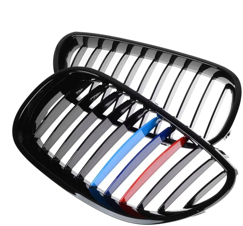 atrapa-grill-kratka-nerki-bmw-e60-e61-gloss-black-stan-nowy
