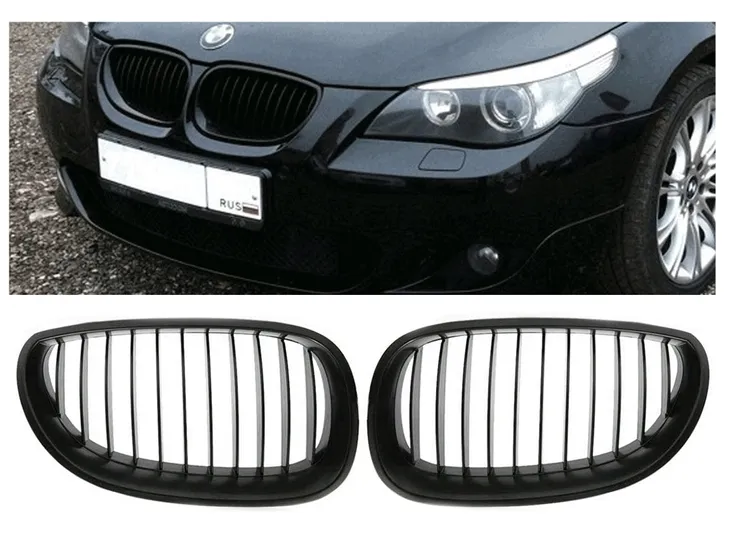 nerki-atrapa-grill-czarny-mat-matt-bmw-e60-e61-m5-stan-nowy-producent-czesci-shr-germany