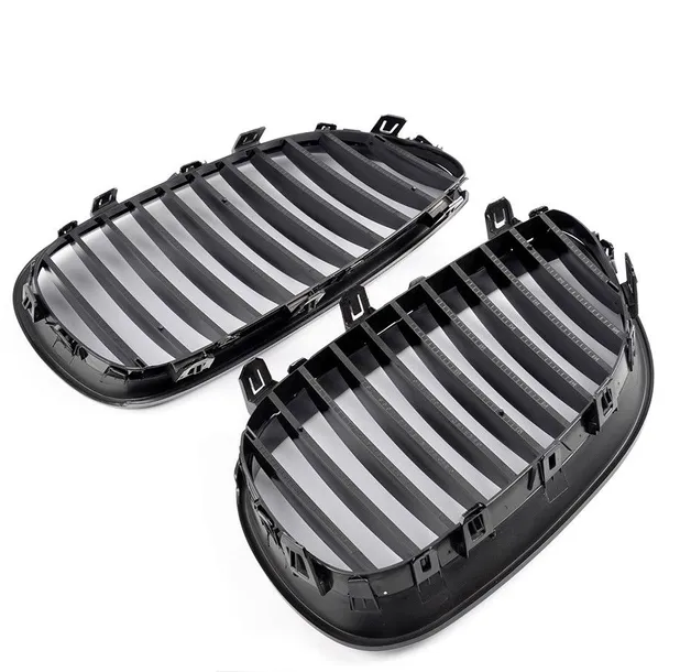 nerki-atrapa-grill-czarny-mat-matt-bmw-e60-e61-m5-stan-nowy-kolor-czarny
