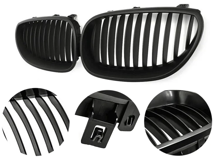 nerki-atrapa-grill-czarny-mat-matt-bmw-e60-e61-m5-stan-nowy-numer-katalogowy-czesci-025-nerki-w-gril-bmw-bmw-e60-e61-m5-rocznik-2003-2010-czarny-matt-mtowe-mat-matte-black