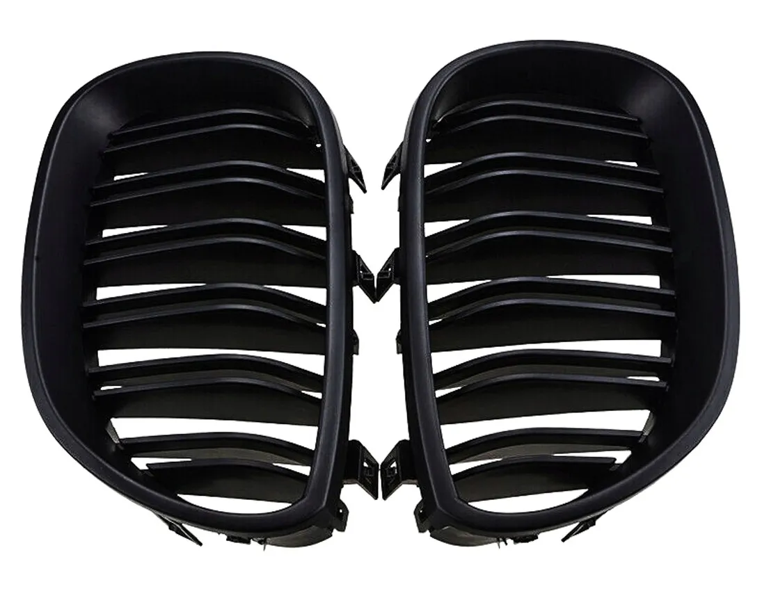 atrapa-grill-kratka-nerki-bmw-e60-e61-matte-black-stan-nowy