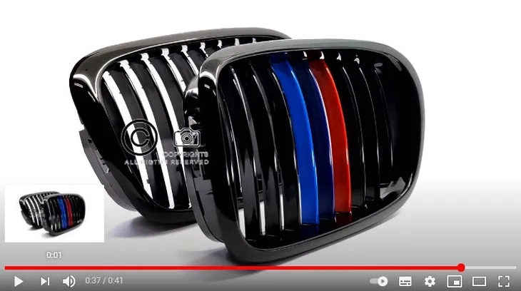 grill-nerka-atrapa-bmw-e39-5-2000-2004-polysk-m-numer-katalogowy-czesci-024-nerki-w-gril-bmw-e39-lci-sedan-kombi-po-lifcie-lift-2000-2004-m-pakiet-m-color-czarny-polysk-gloss-black