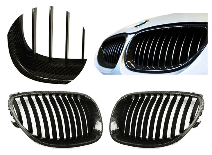 grill-nerki-bmw-e60-e61-2003-2010-carbon-polysk-kolor-inny