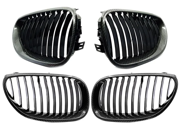 atrapa-grill-kratka-nerki-bmw-e60-e61-carbon-numer-katalogowy-czesci-184-nerki-w-gril-bmw-bmw-e60-e61-m5-rocznik-2003-2010-carbon-polysk