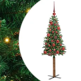 szczupla-choinka-zielony-150-cm-pvc-i-lite-drewno-sosnowe