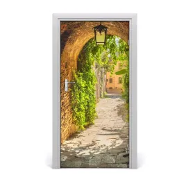 fototapeta-samoprzylepna-na-drzwi-wloskie-uliczki