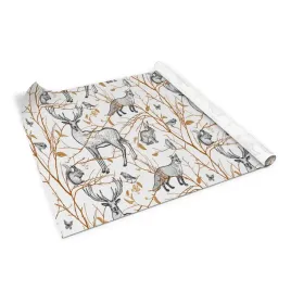 okleina-pcv-dekoracyjna-lesne-zwierzeta-100x50-cm