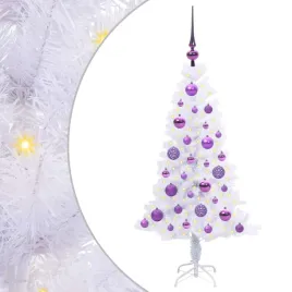 sztuczna-choinka-z-150-diodami-led-bialy-120-cm-pvc-i-stal